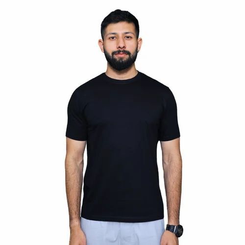 Men Plain Cotton T-Shirts