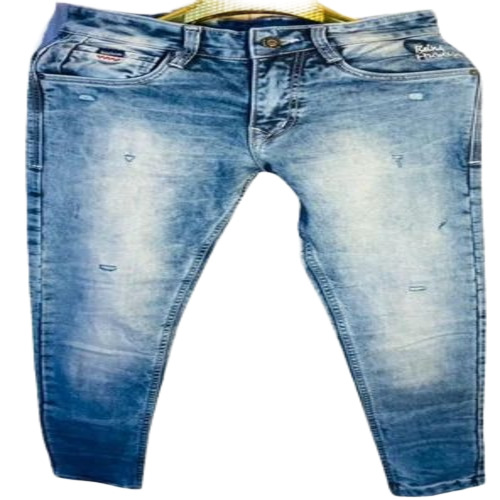 Men Shaded Blue Jeans