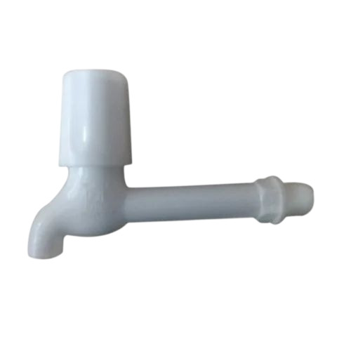 Pvc Water Tap - Brass Material, Standard Size, Silver Color | Glossy Finish, High Flow Rate, Wall Mounted, Durable