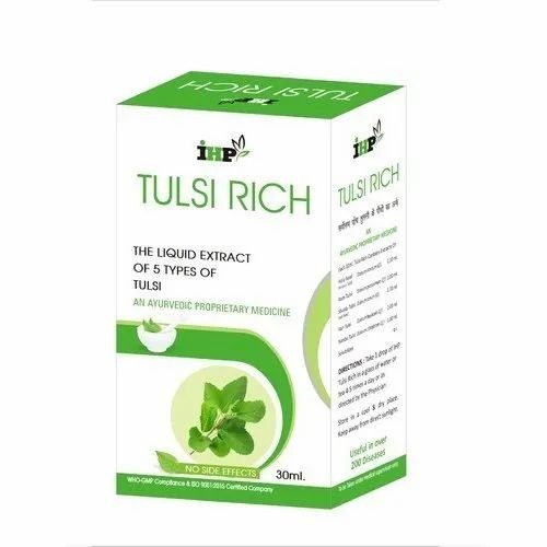 Tulsi Rich Drops - 30ml Box | Ayurvedic Medicine for Adults