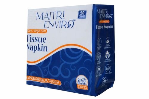2 Ply Soft Tissue Paper Napkin 33x33