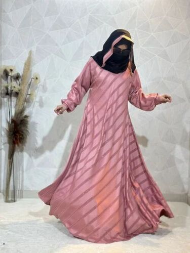 Beautiful Extra Flared Close Stone Ladies Abaya