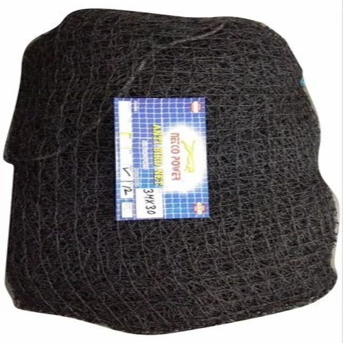 Black Anti Bird Net - Nylon 34m x 30m, Black, 8.5mm Mesh, 280 GSM | Industrial Use