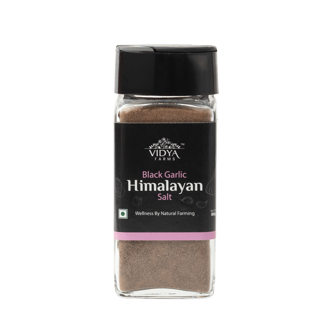 Black Garlic Himalayan Salt - Shape: Powder