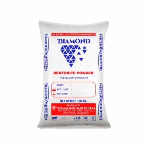 Diamond Bentonite Powder Foundry Grade - HDPE Double Laminated Bag, Dark Yellow, pH 9-14 | Powder Form, 5 Years Shelf Life