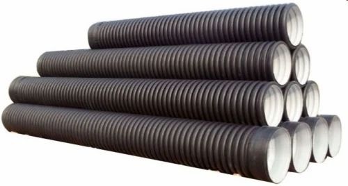 Dwc Drainage Pipes - PVC 6 Inch Diameter 6m Length Black | Ring Fit Joint Round Shape