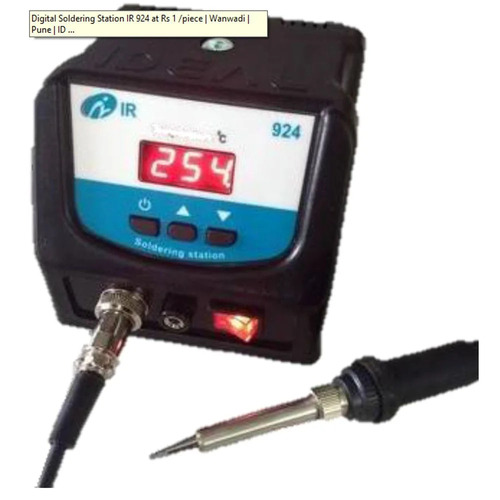 Ir 924 Digital Soldering Station