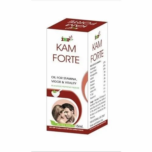 Kam Forte Oil - 15ml Bottle Packaging, Herbal Oil for Adults
