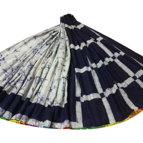 Machine wash batik print cotton saree