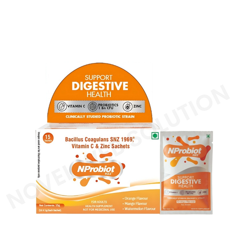 Nprobiot Fizz Probiotics Vitamins And Minerals Sachets