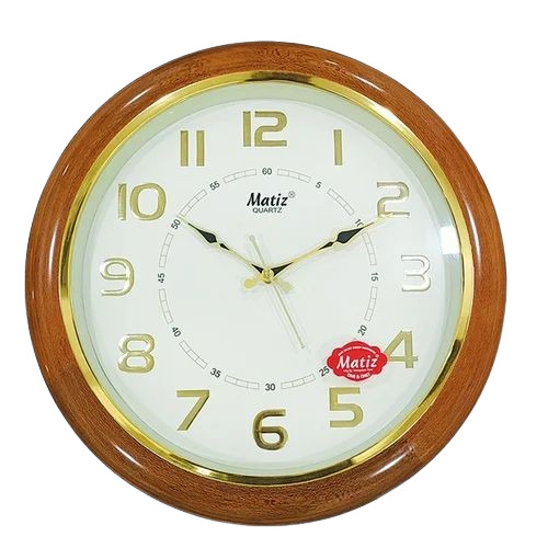Plastic 16 Inch Round Wall Clock