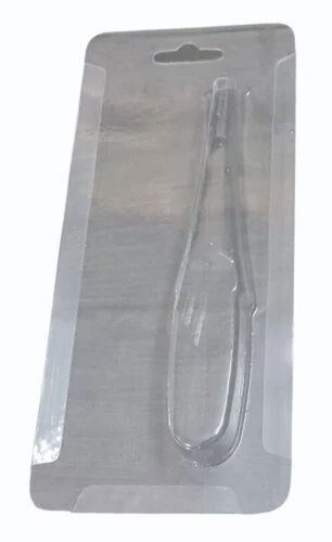 Sliding Blister Tray For Thermometer - Transparent Rectangular, Standard Size | Eco Friendly, Water Resistant Packaging