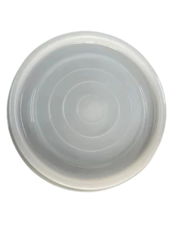 White Hd Plastic Open Top Drum Cap
