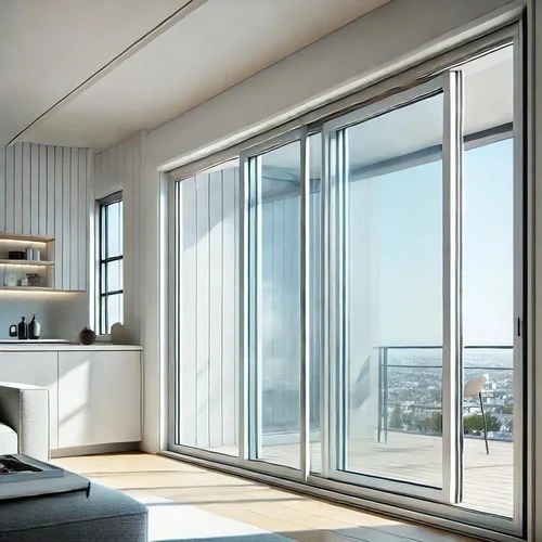 White Regular Upvc Sliding Window 