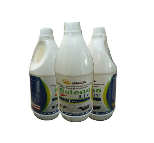 1 Litre Scieno Liv Syrup Can - Feed Grade, Promotes Digestion, Animal Supplement, 2 Year Shelf Life