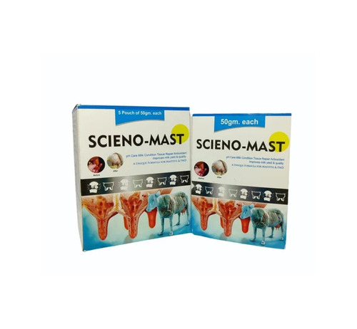 50g Scieno Mast Powder - 50gm Box, 2 Year Shelf Life | Feed Grade, Animal Digestion Support