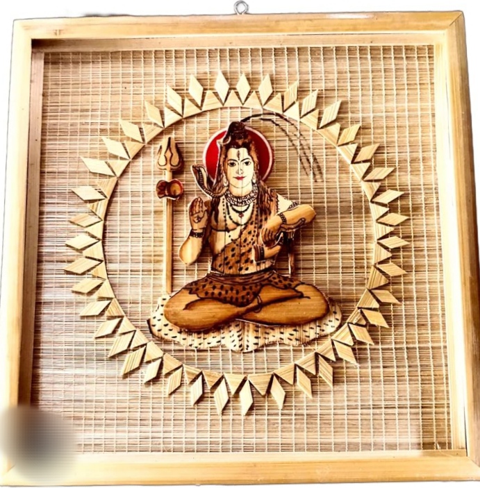 Bamboo Handicrafts Goddess Wall Photo Frame