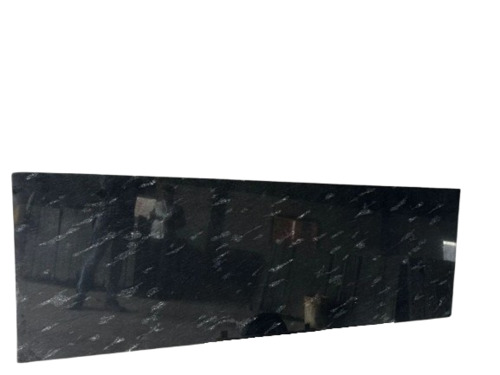 Fish Black Granite Slab - Solid 10x3 Feet, 16mm Thickness | Polished Durable Designer Rectangle