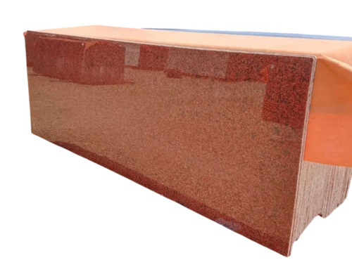 Red Granite Slab - Solid 16mm Polished Red, Durable Fine Finished Rectangle