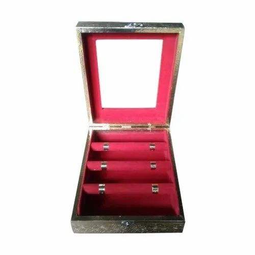 3 Rods Wooden Bangle Box