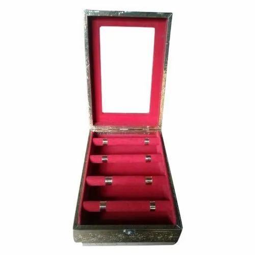 4 Rods Wooden Bangle Box