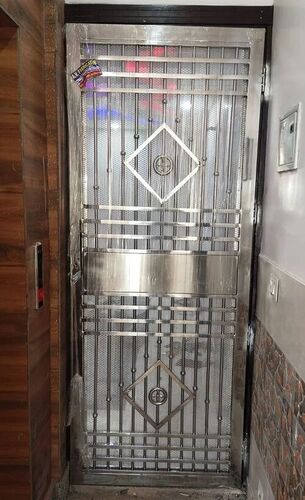 6.5feet Stainless Steel Gate - Stainless Steel, 6.5 Feet, Silver | Eco Friendly, Anti Corrosion, Swing Rectangular Gate