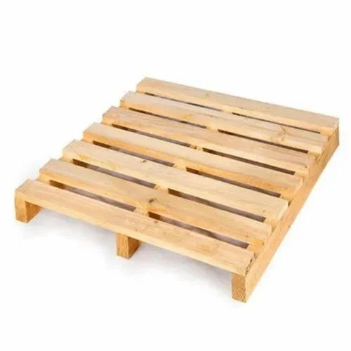 70 Kg Rectangular Soft Wooden Pallet - 800x1200 mm, Brown, 2-Way Entry, Double Faced, Eco Friendly