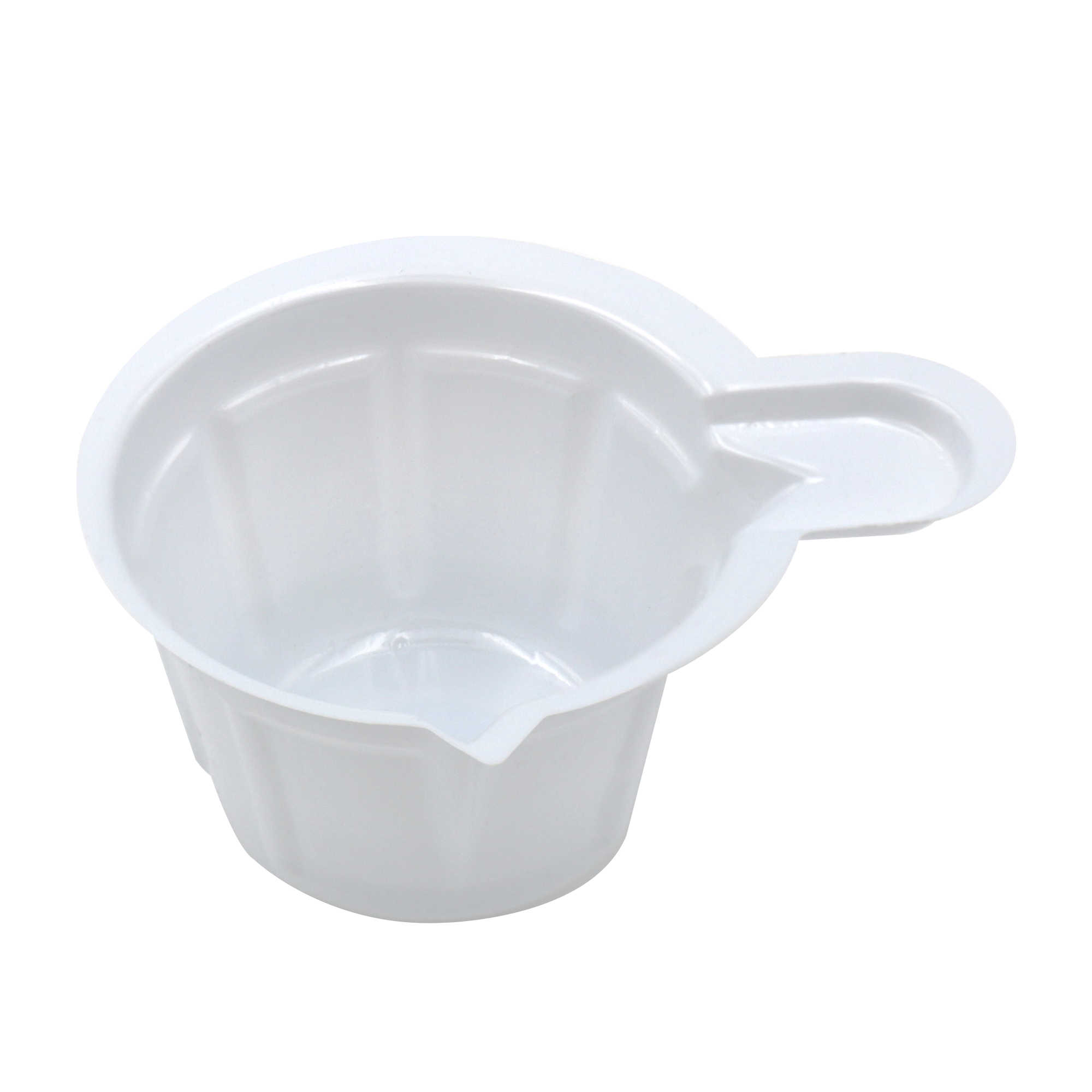 Disposable Plastic Urine Collection Container - Color: White