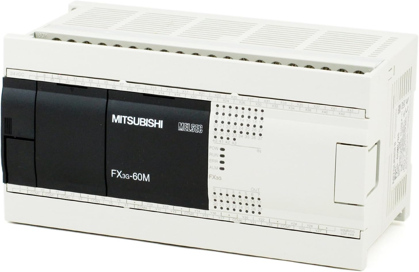 Mitsubishi Electric Plc - Standard Size, White and Black, 220-440V | High Reliability, Low Breakdown, 1 Year Warranty