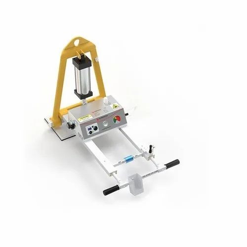 Vacuum Lifter - Mild Steel, Standard Size, Yellow | Manual Pump, 500 Kg Load Capacity, Industrial Use