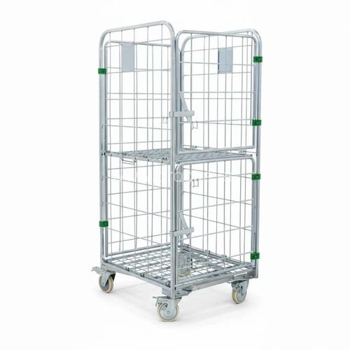 250 Kg Mild Steel Roll Cage Trolley