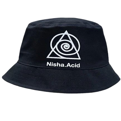 Black Cotton Bucket Hat