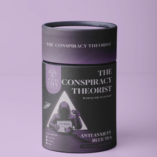 Blue Tea (100 Grams | 55 Cups) - Butterfly Blue Pea Flower And Lavender Herbal Tea Infusion | The Conspiracy Theorist (Anti Anxiety Blue Tea)