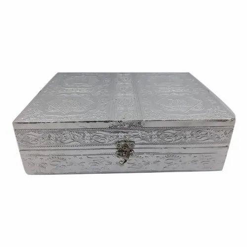 Embossed Oxidised Quran Box