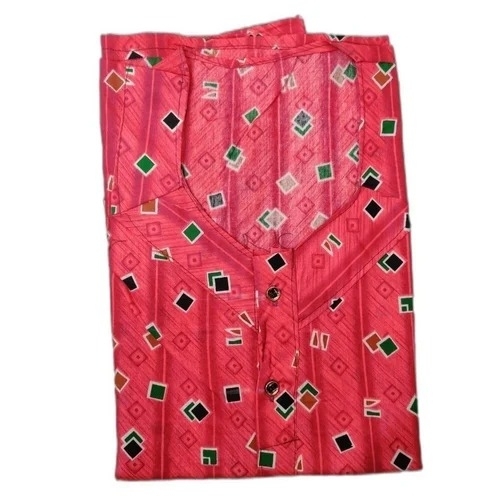 Good Quality Printed Cotton Nighty