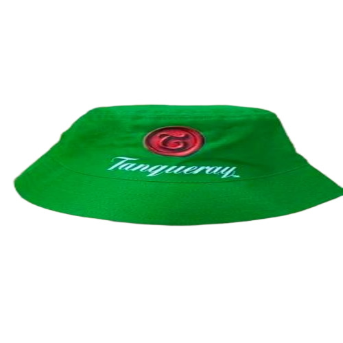 Green Cotton Bucket Hat