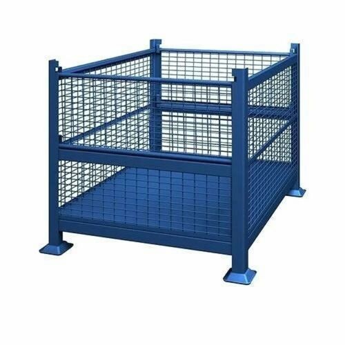 Industrial Material Handling Trolley - Standard Size, Blue | Durable, Strong, Long Lasting, New Condition