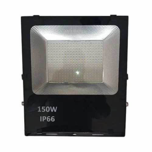 Led Prime Electric Floodlight - Black Color, Box Packaging, New Condition, Good Quality | Durable, Long Lasting, 1 Year Warranty