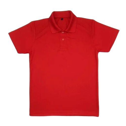 Men Plain Polyester T Shirt