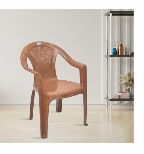 Nilkamal Chair 2152 - Plastic, Standard, Brown | Durable, Eco-Friendly, Long Lasting