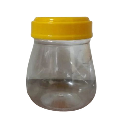 Plastic Pet Ghee Jar - PET Material, 200-500 Ml, Transparent, Round Shape, Leak Proof, Durable, Lightweight