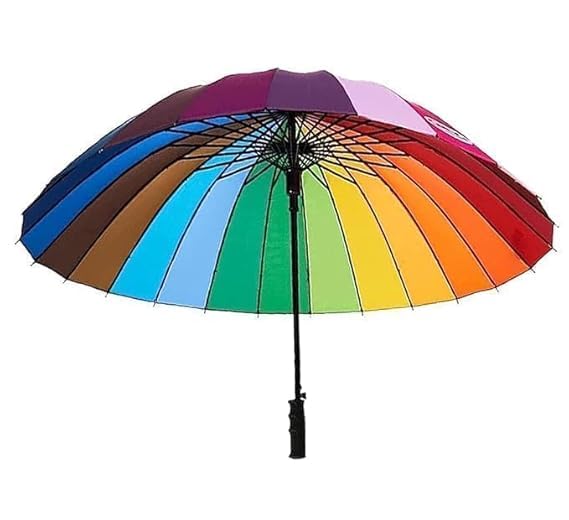 Rainbow Umbrella - Fabric Type: Nylon