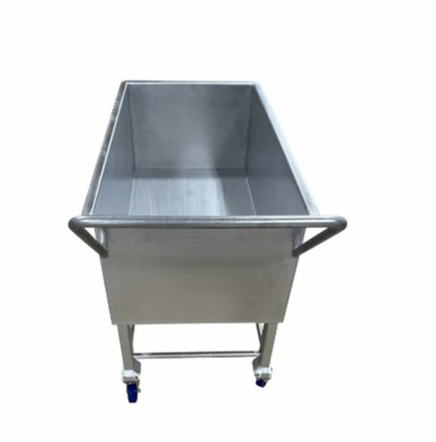 Stainless Steel Dustbin Trolley