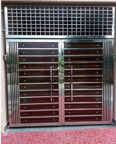 Stainless Steel Main Gate - Customized Size, Silver, Rust Proof | Eco Friendly, Rodent Proof, Anti Corrosion