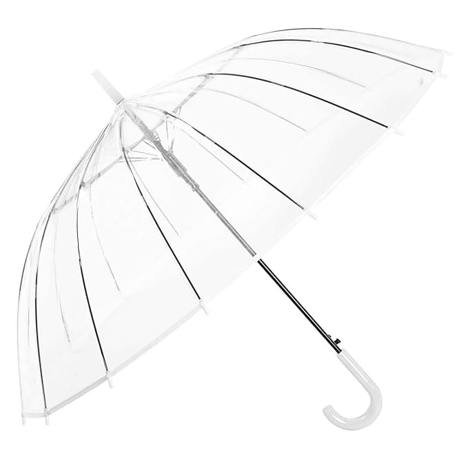 Transparent Umbrella - Length: 43 Inch (In)