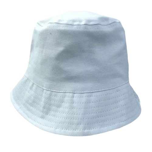 White Plain Bucket Hat