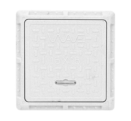 15 X 15 Inch FRP Square Manhole Cover - FRP, 15x15 Inch, 3 Ton Load Capacity | Drainage Application, No Lock