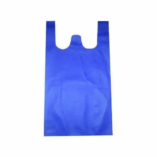 Blue Non Woven W Cut Bag