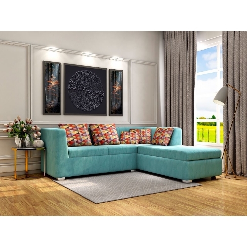 Blue Sofa Set