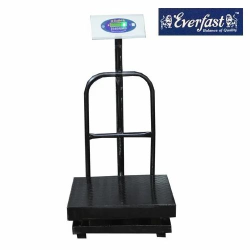 Everfast Electronic Platform Weighing Scale 100kg - Stainless Steel, 400x400 mm, Multicolor | Good Quality, Industrial Use